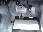 デュエットATタイプ（ペダル延長装置）  1、足置台兼用延長ペダル取付イメージ